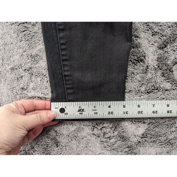 Madewell 9" High Rise Skinny Jeans Women's Size 29T Black - Picture 10 of 14